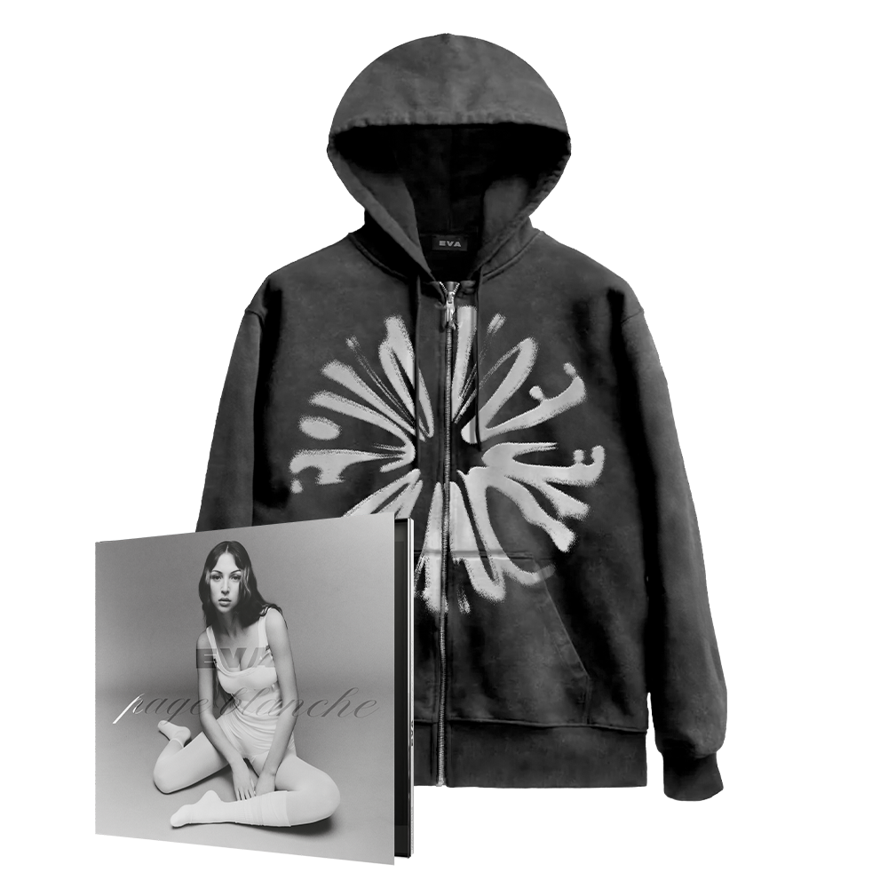 Pack CD Page Blanche Hoodie Zippe Store Eva Queen