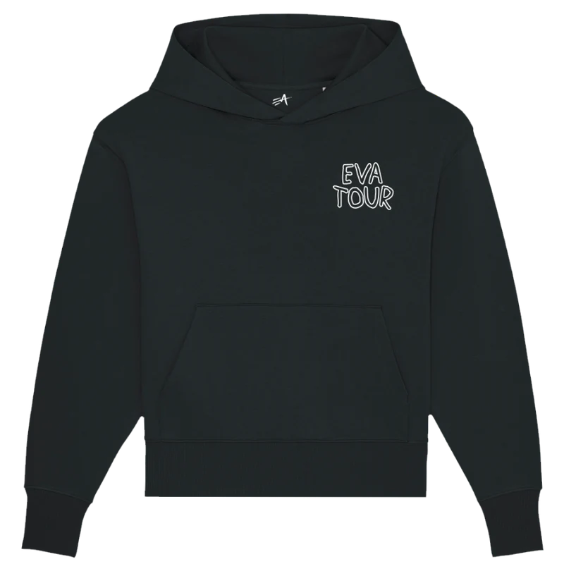 HOODIE NOIR EVA TOUR Store Eva Queen